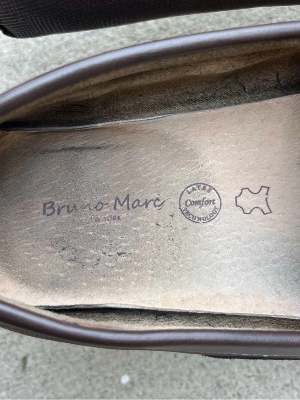 Bruno Marc Snaffle‎ Bit Micro Suede Brown Driving Loafers Santoni-03 Mens 9.5